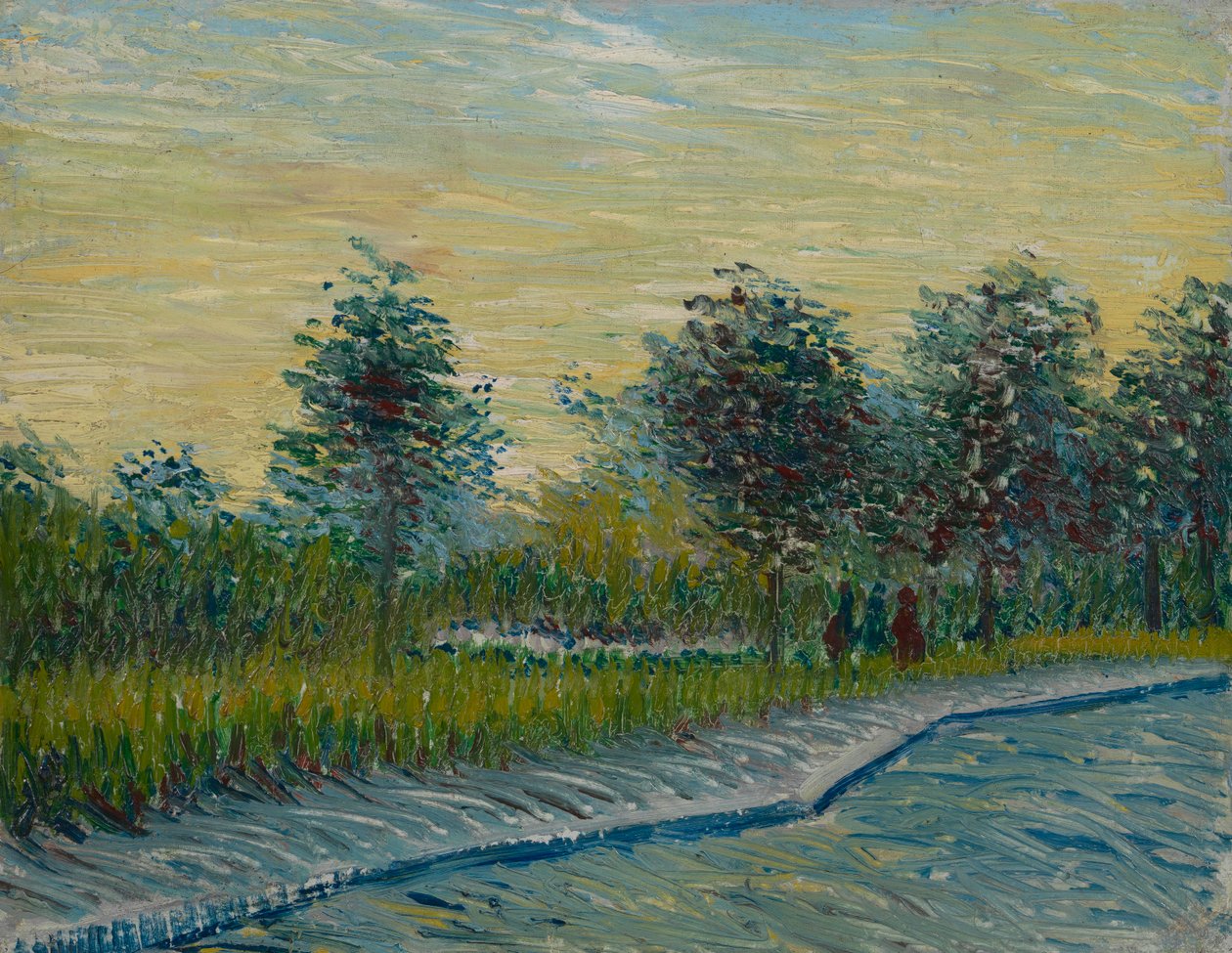 Square Saint-Pierre ved solnedgang af Vincent van Gogh