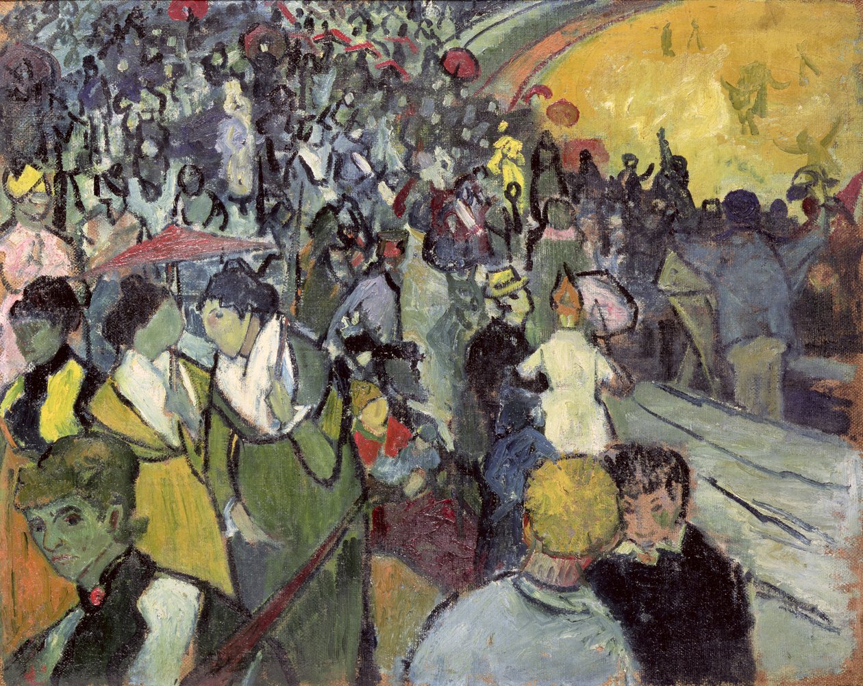 Arenaen i Arles, 1888 af Vincent van Gogh