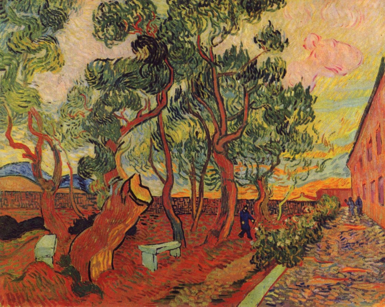 Garden of Saint-Paul Hospital af Vincent van Gogh