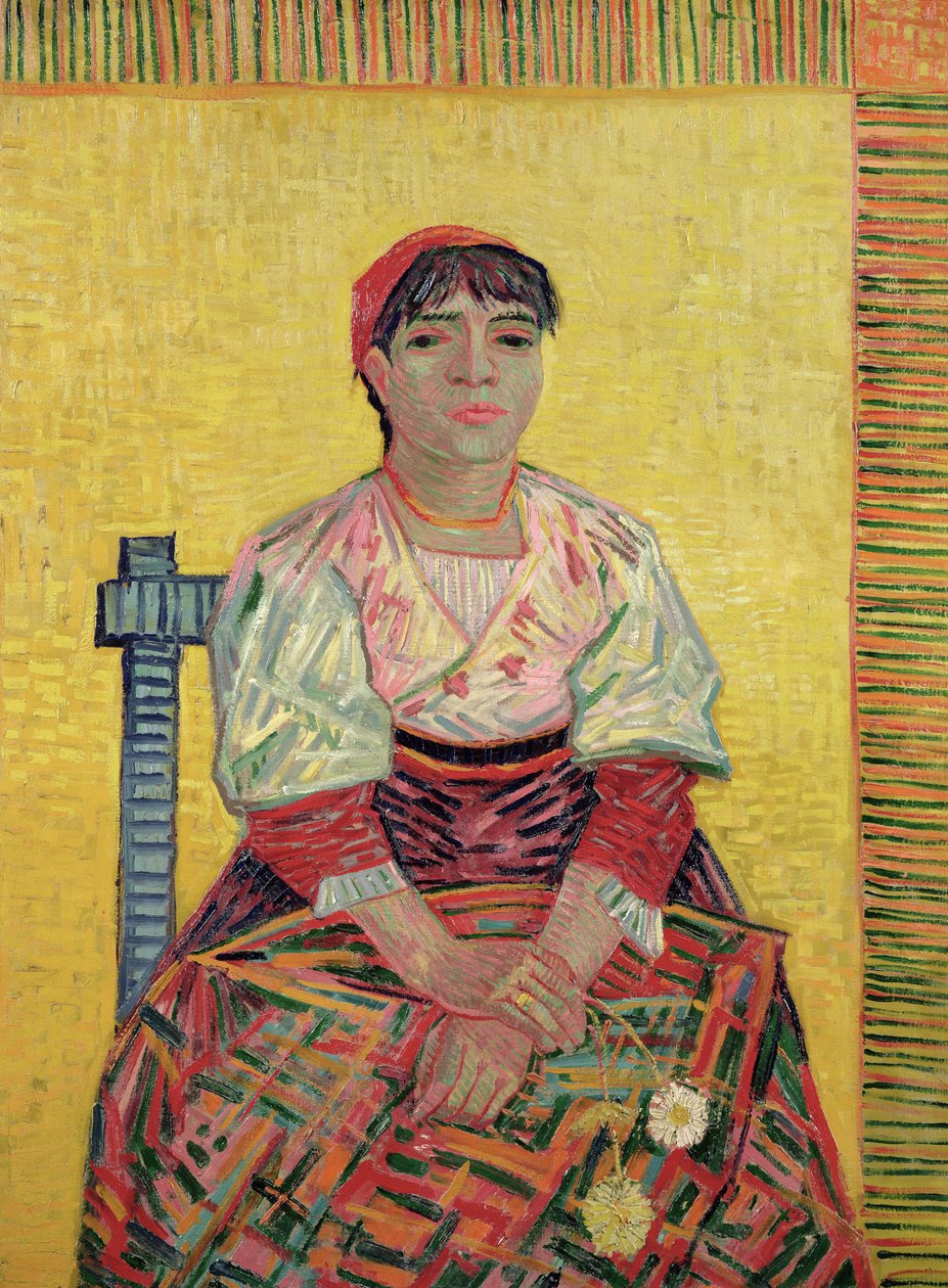 Italieneren: Agostina Segatori, 1887 af Vincent van Gogh