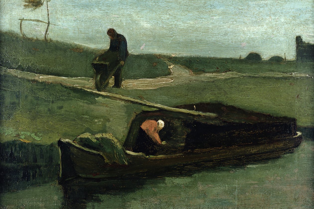 Tørvebåden, 1883 af Vincent van Gogh