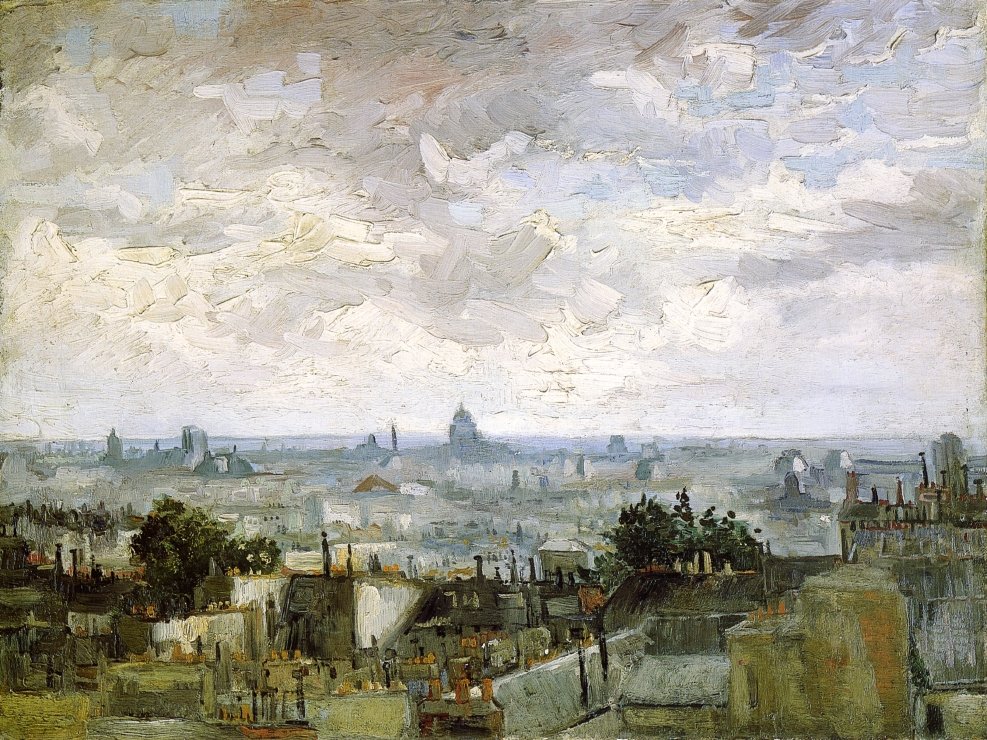 Tagene i Paris af Vincent van Gogh