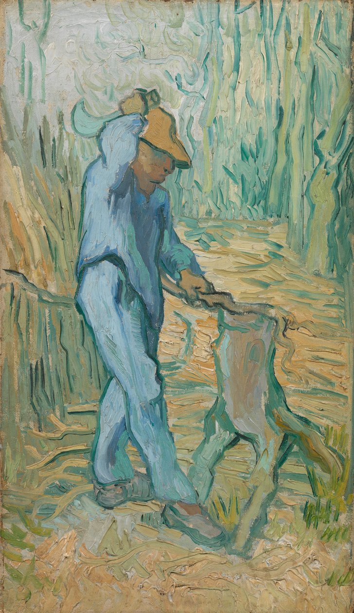 Træhuggeren (efter hirse) af Vincent van Gogh
