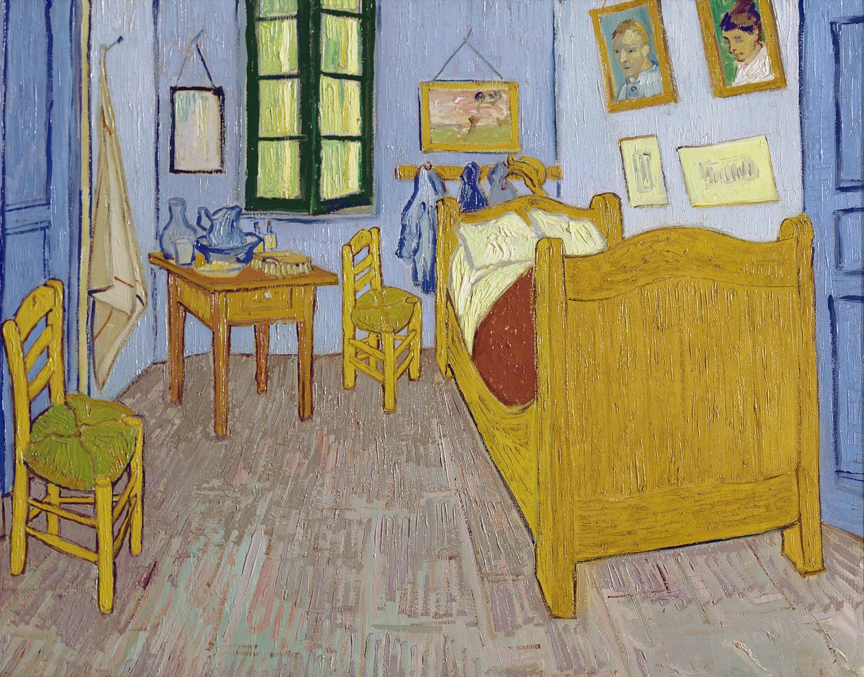 Van Goghs soveværelse i Arles, 1889 af Vincent van Gogh