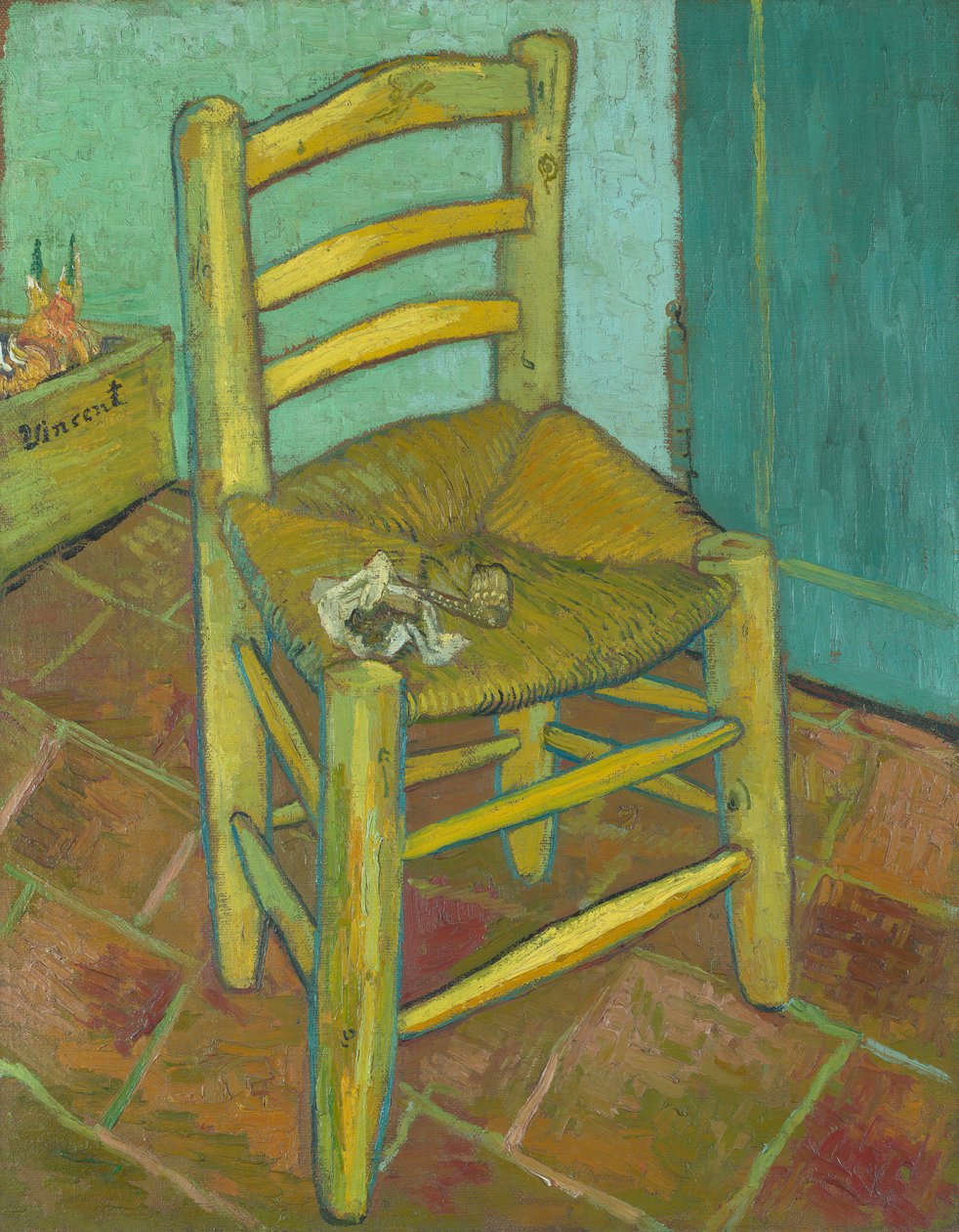 Vincents stol, 1888 af Vincent van Gogh