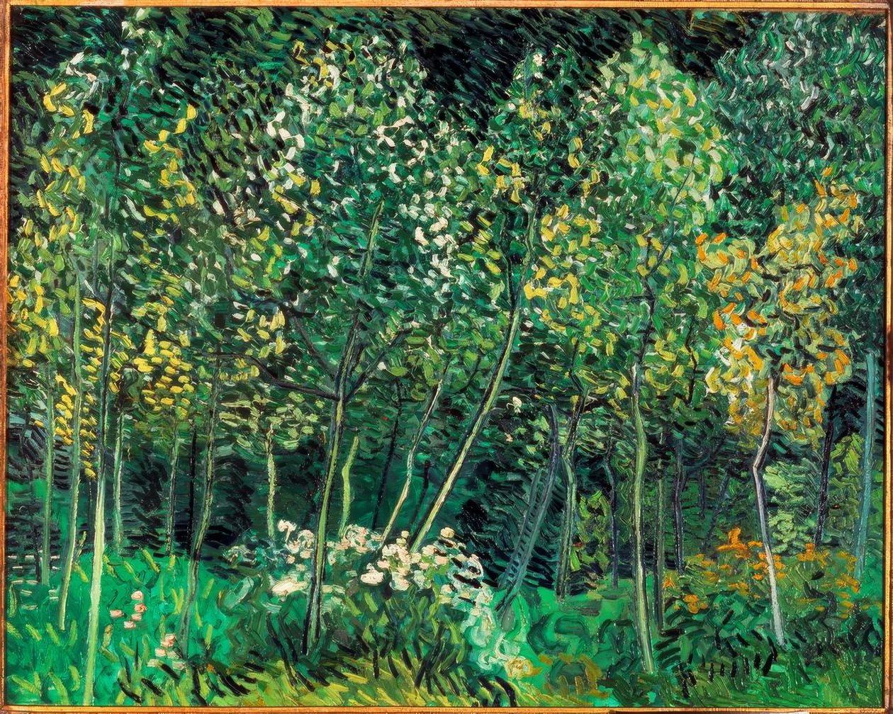 lille skov af Vincent van Gogh