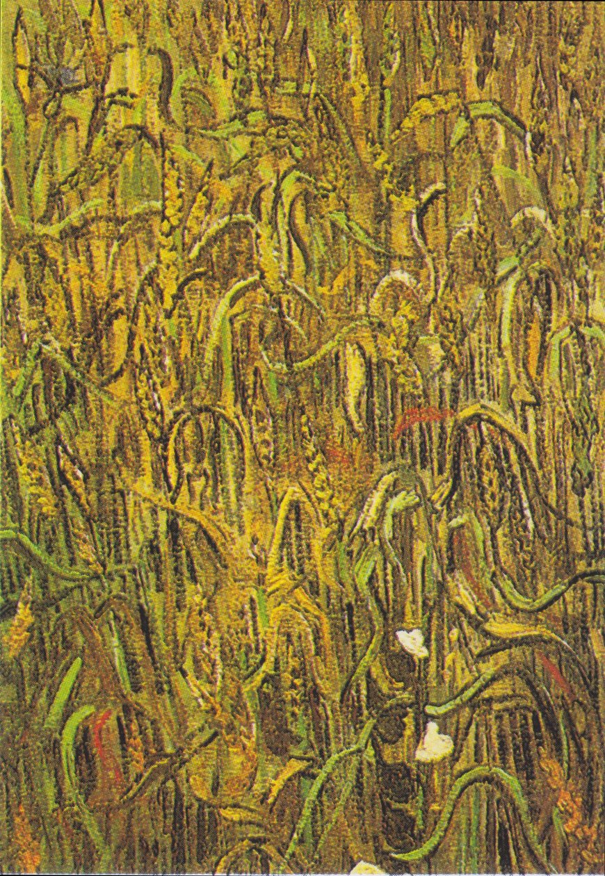 Hvedestængler af Vincent van Gogh