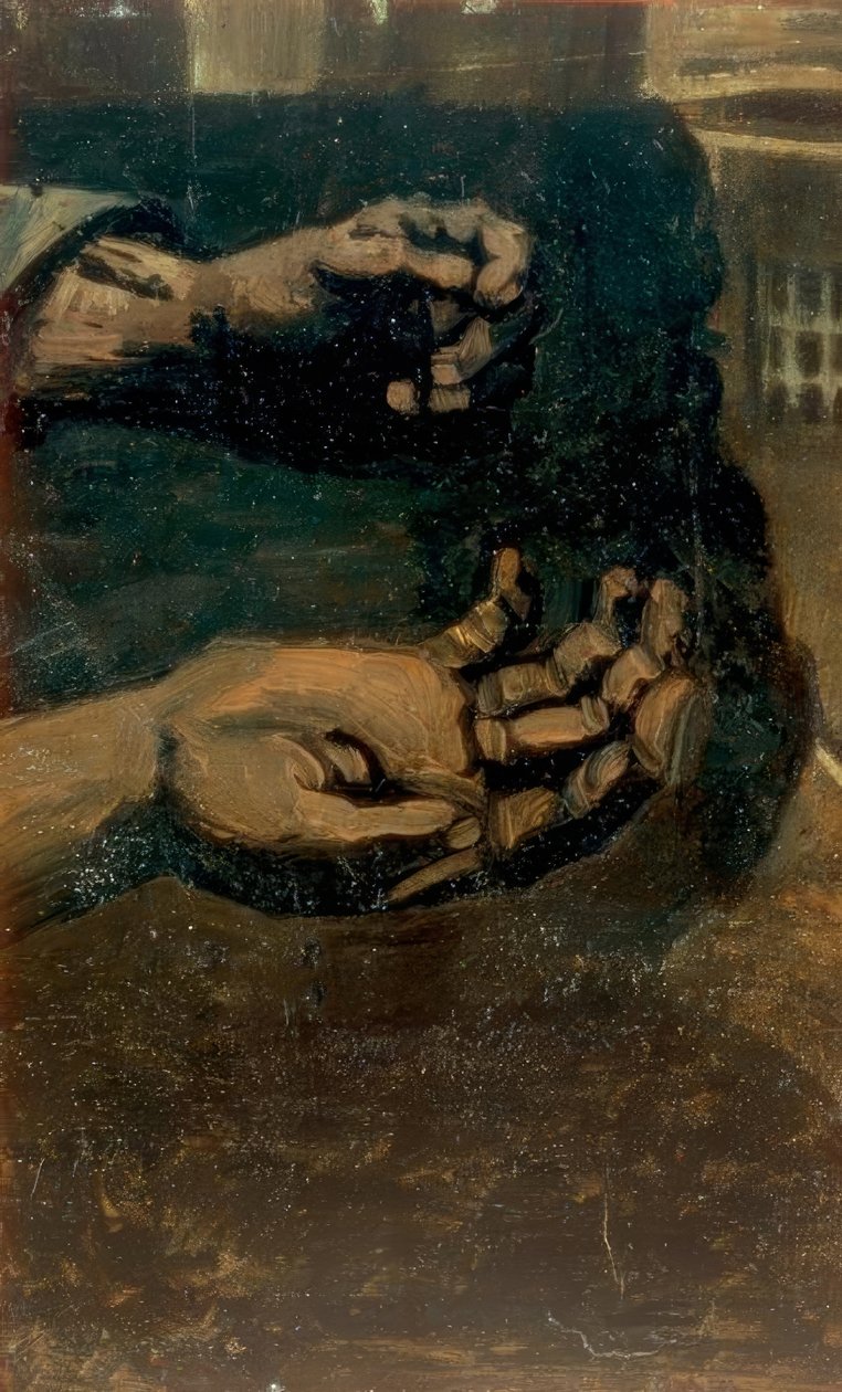 To hænder af Vincent van Gogh