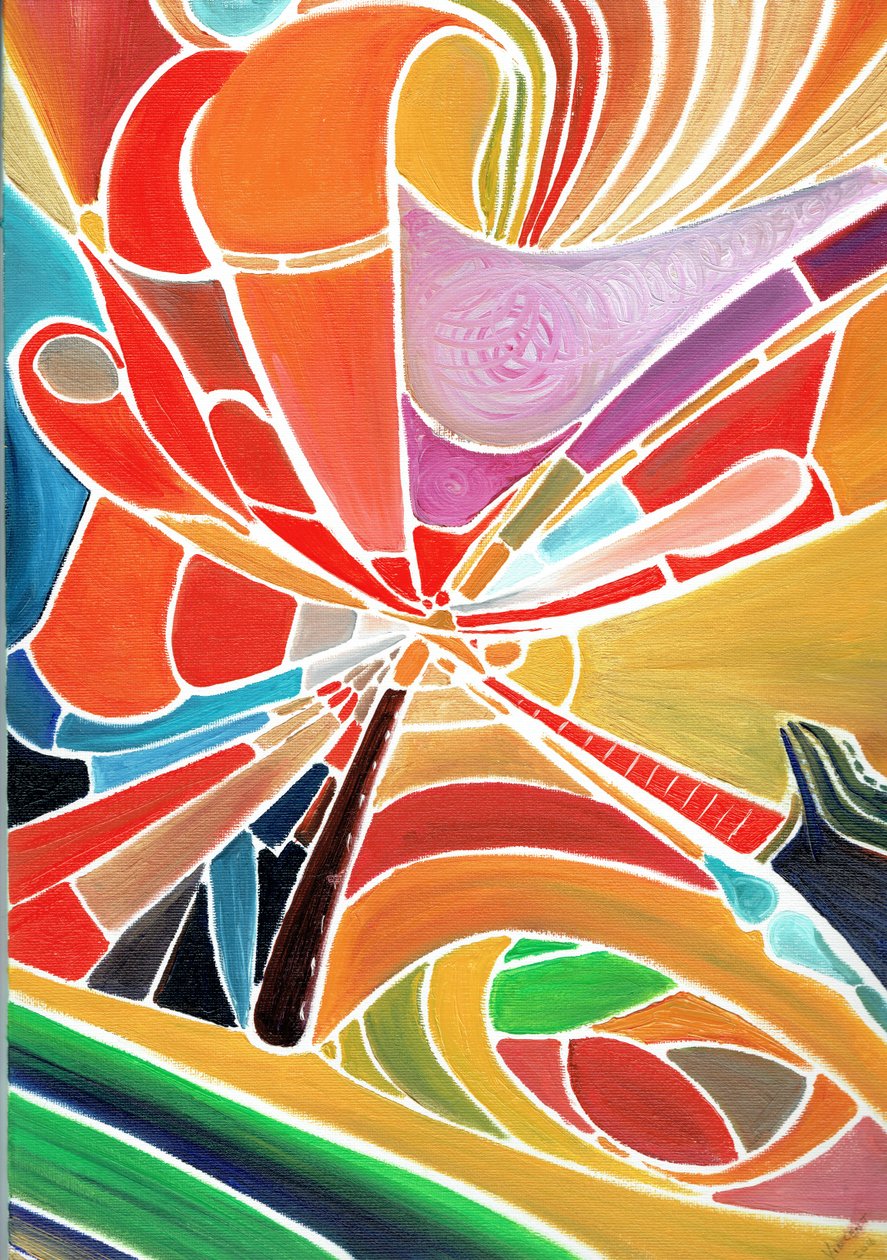 Alliduquotalion, 2016, (olie på lærred) af Vincent Alexander Booth