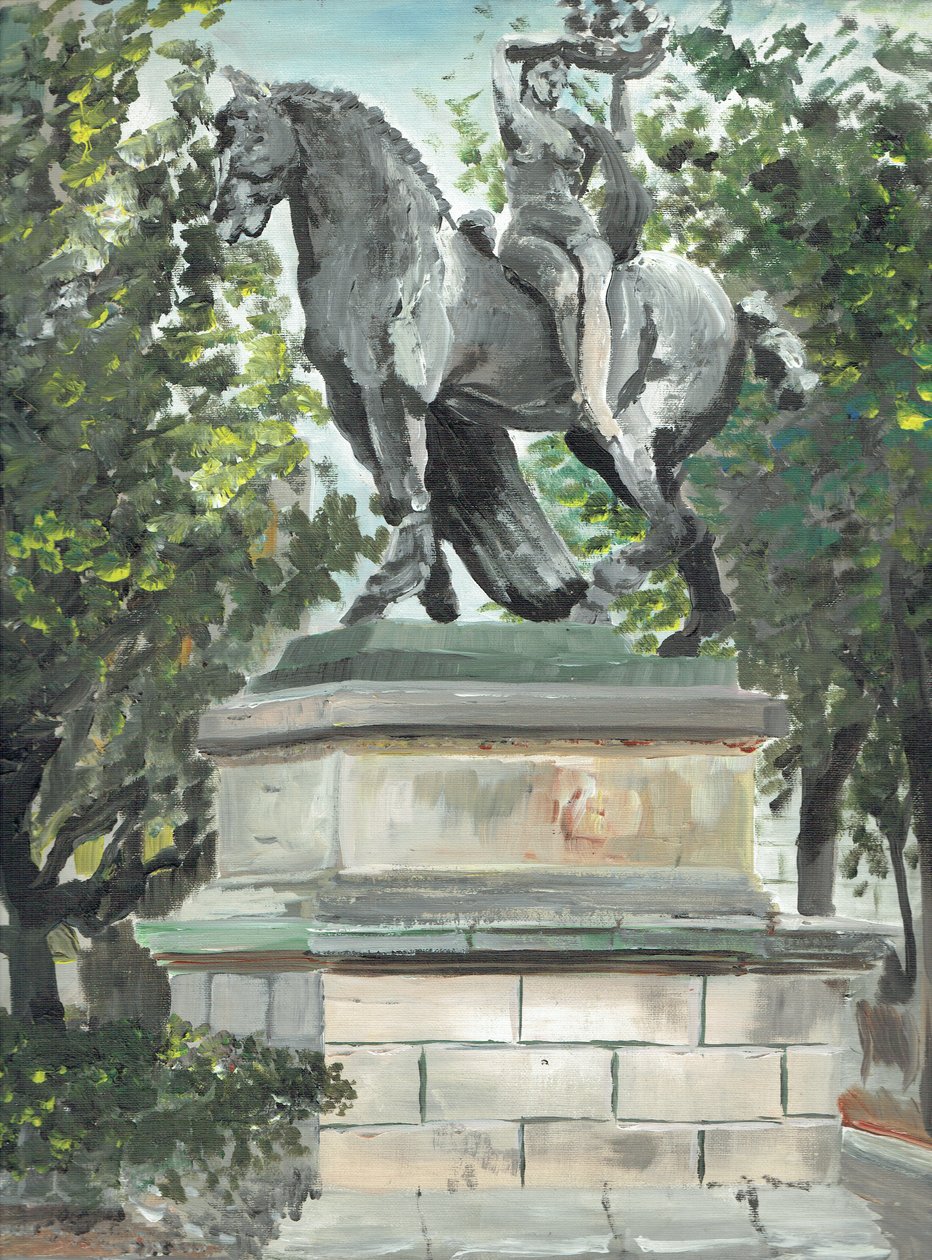 Art Barcelona, 1994, (akryl på lærredstavle) af Vincent Alexander Booth