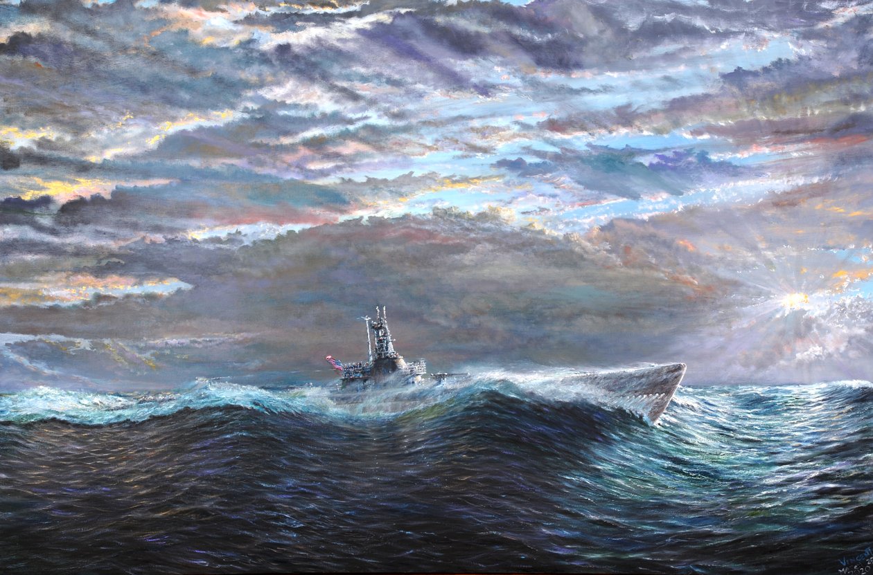 Ascension of USS Puffer 10-17 oktober 1943, 2020 af Vincent Alexander Booth