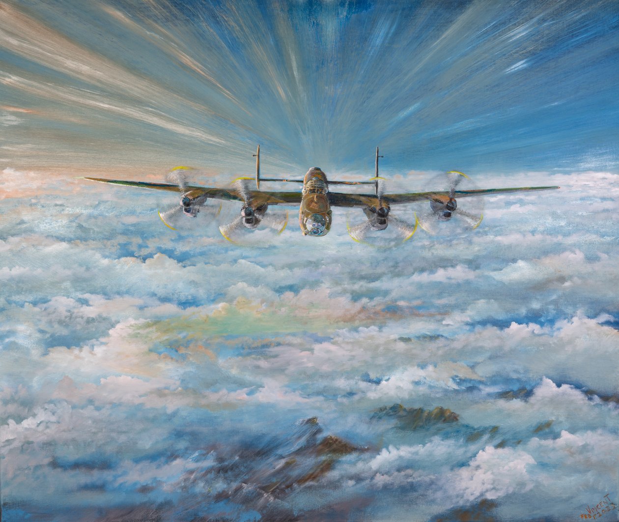 Avro Lancaster B1 Special, 2023 af Vincent Alexander Booth