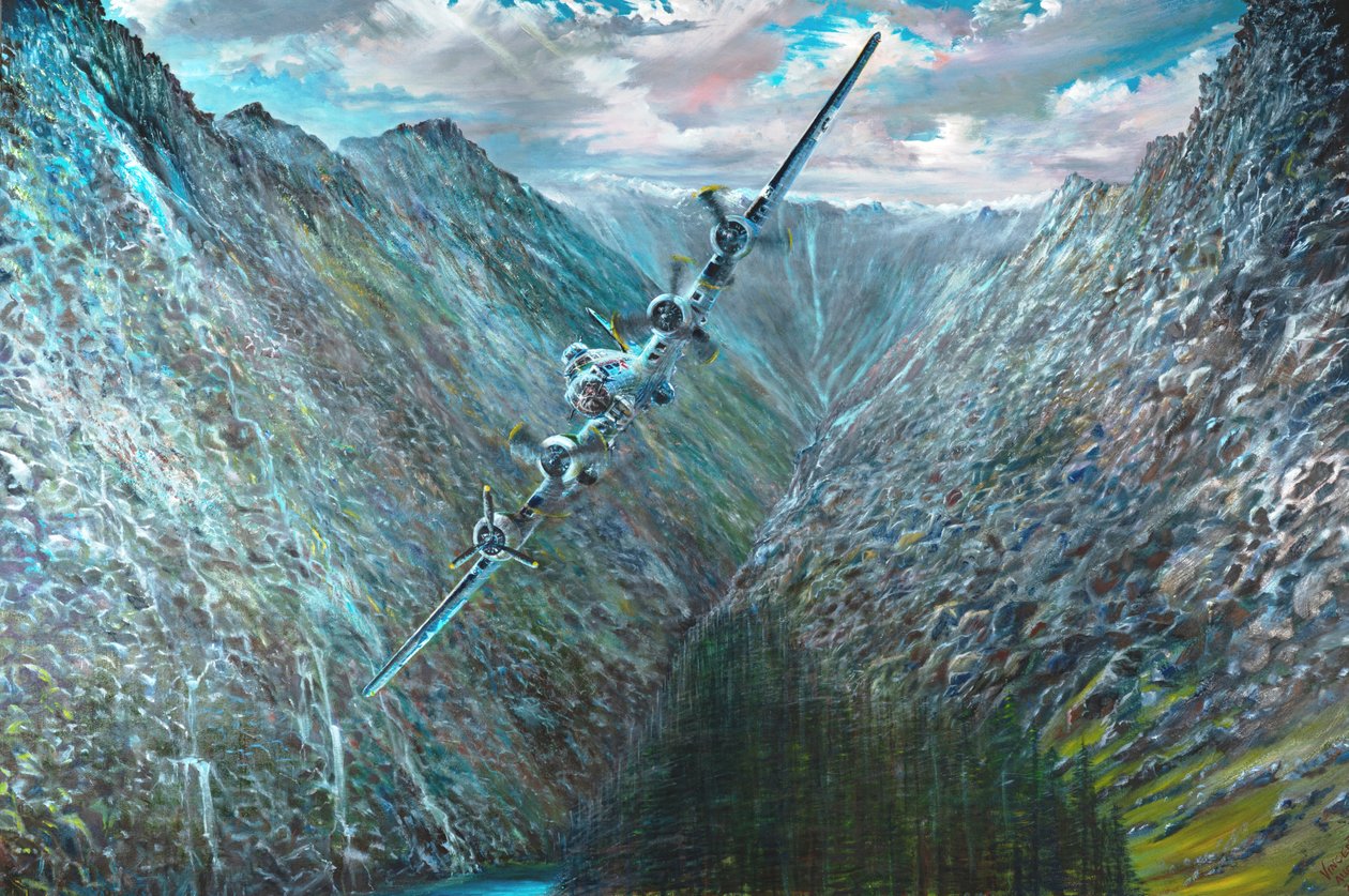 B17G Swiss Landing 2, 2021 af Vincent Alexander Booth