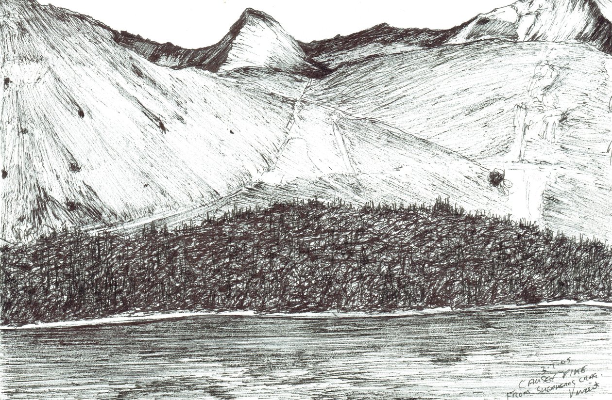 Causey Pike, 2005 af Vincent Alexander Booth