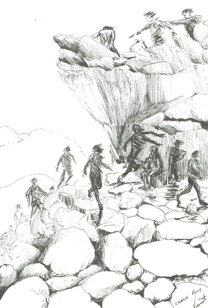 Kontrolpunkt på topmødet, 2008 af Vincent Alexander Booth