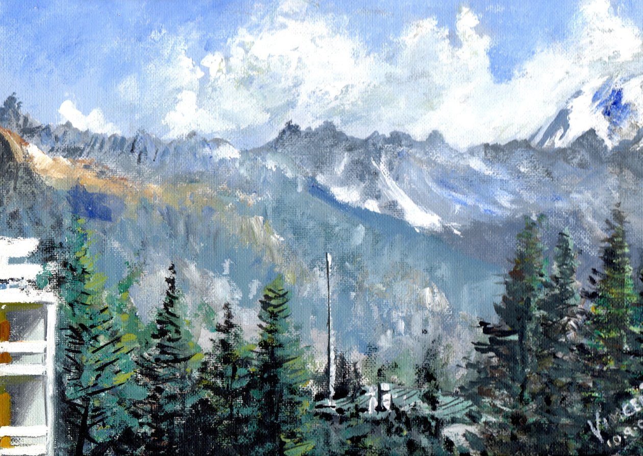 Crans skyline, 2011 af Vincent Alexander Booth