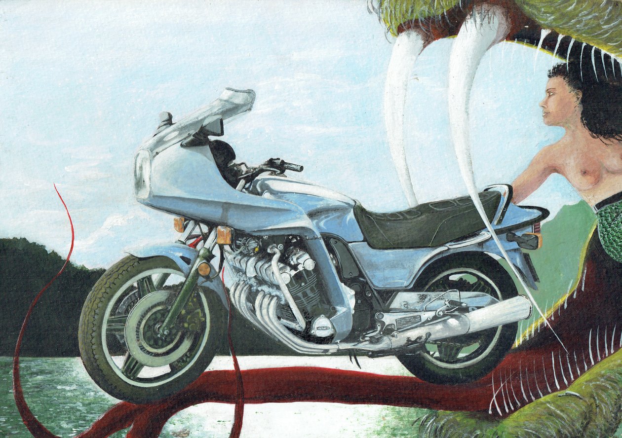 Freedom delivery, 1986, (akryl på lærredstavle) af Vincent Alexander Booth