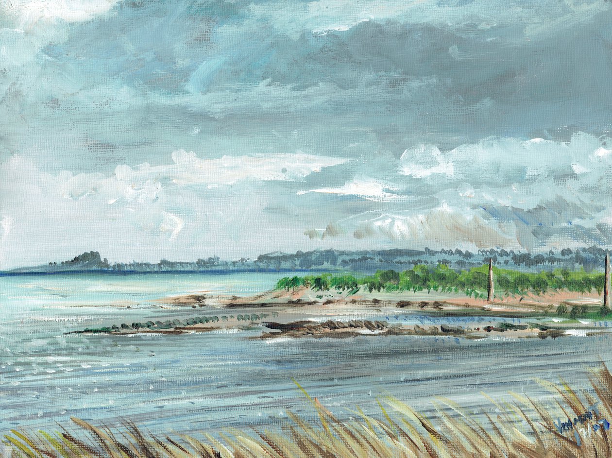 Iona Skotland, 2007, (akryl på lærred) af Vincent Alexander Booth