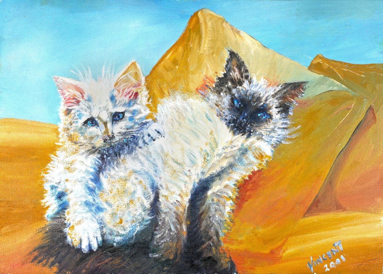 Killingerne Monty og Baby, 2001 af Vincent Alexander Booth