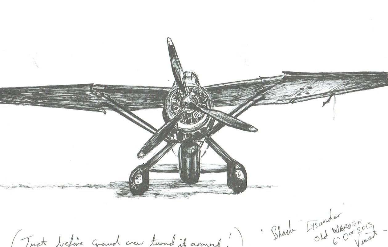 Lysander hos Old Warden, 2012 af Vincent Alexander Booth
