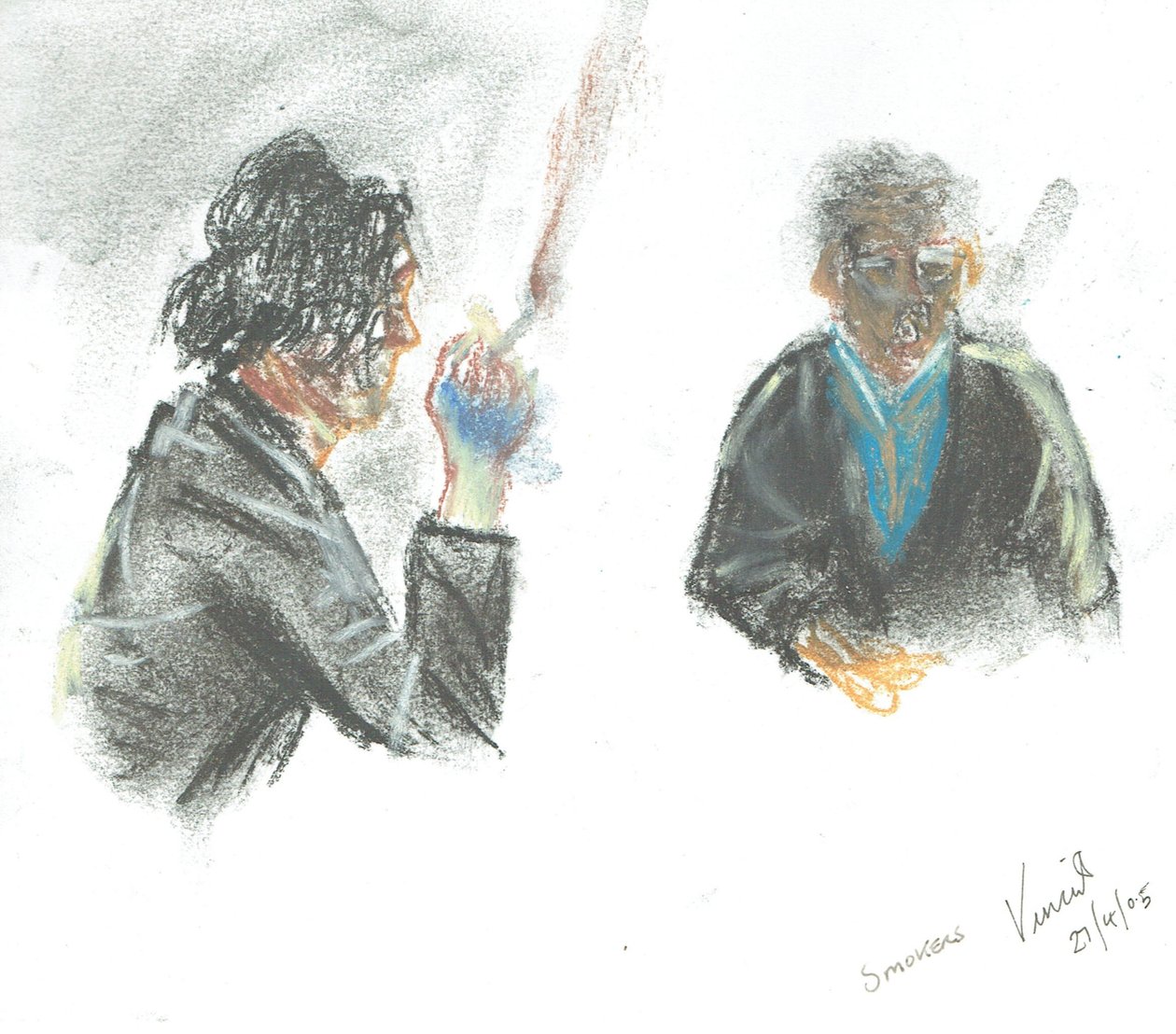 Pub Smokers, 2005 af Vincent Alexander Booth