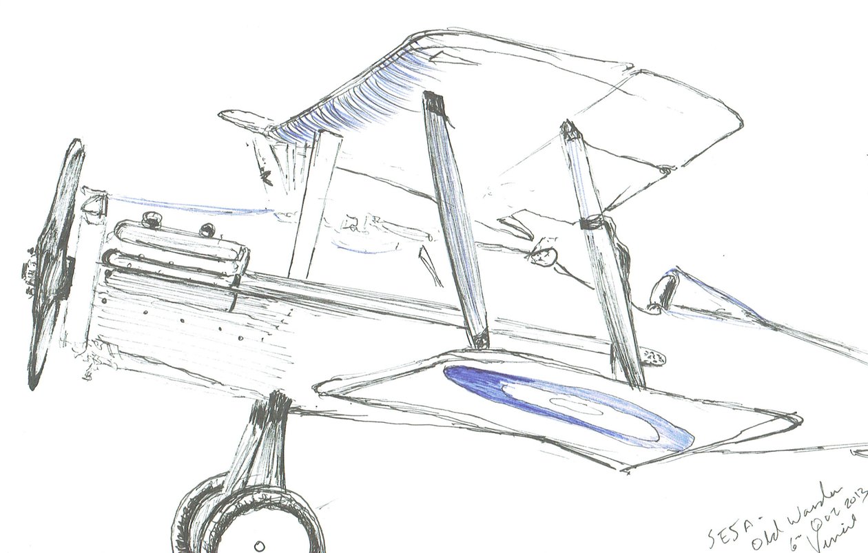 SE5-A ved Old Warden, 2013 af Vincent Alexander Booth