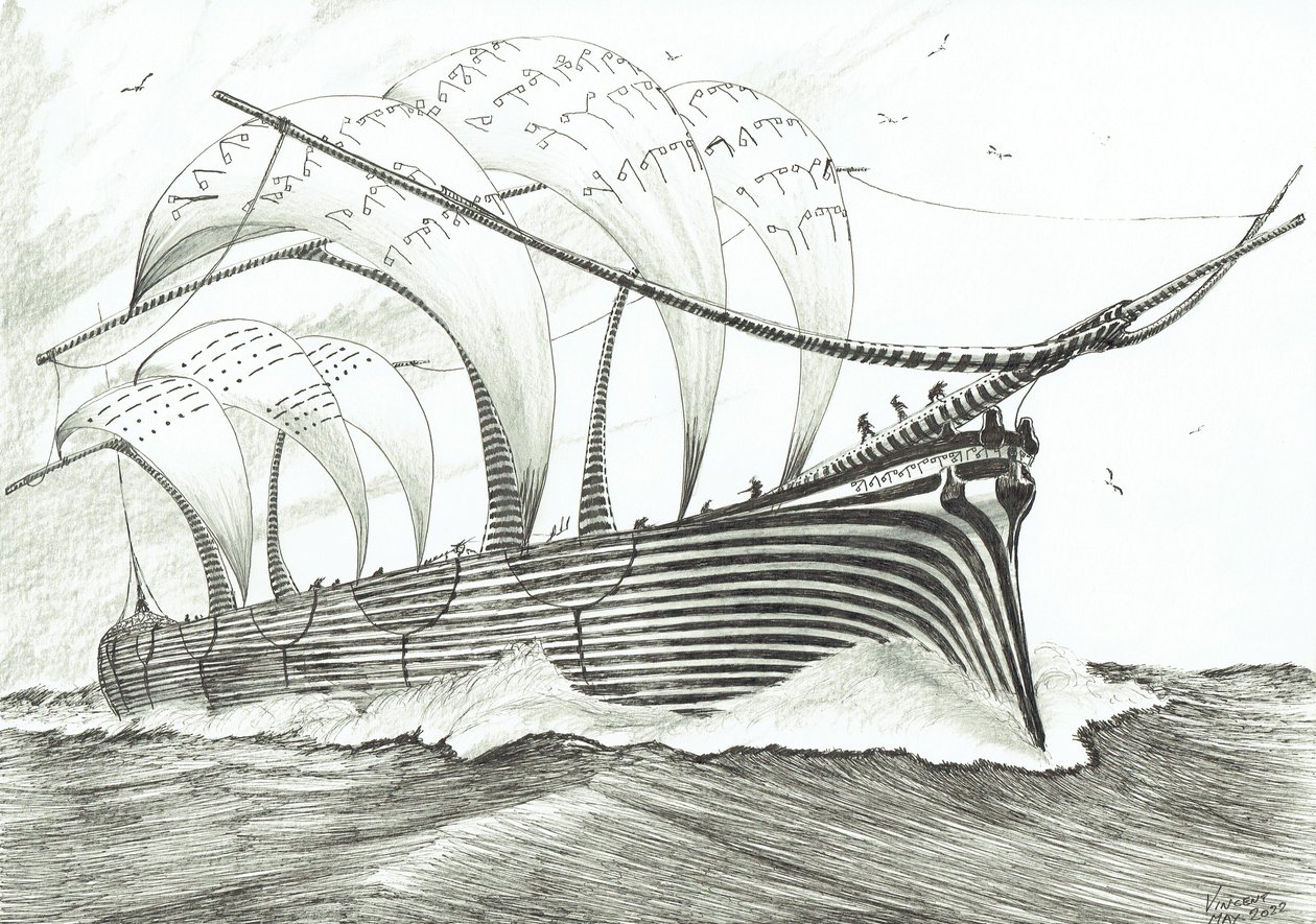 Storm Creators Tanganyika-søen, 2022 af Vincent Alexander Booth