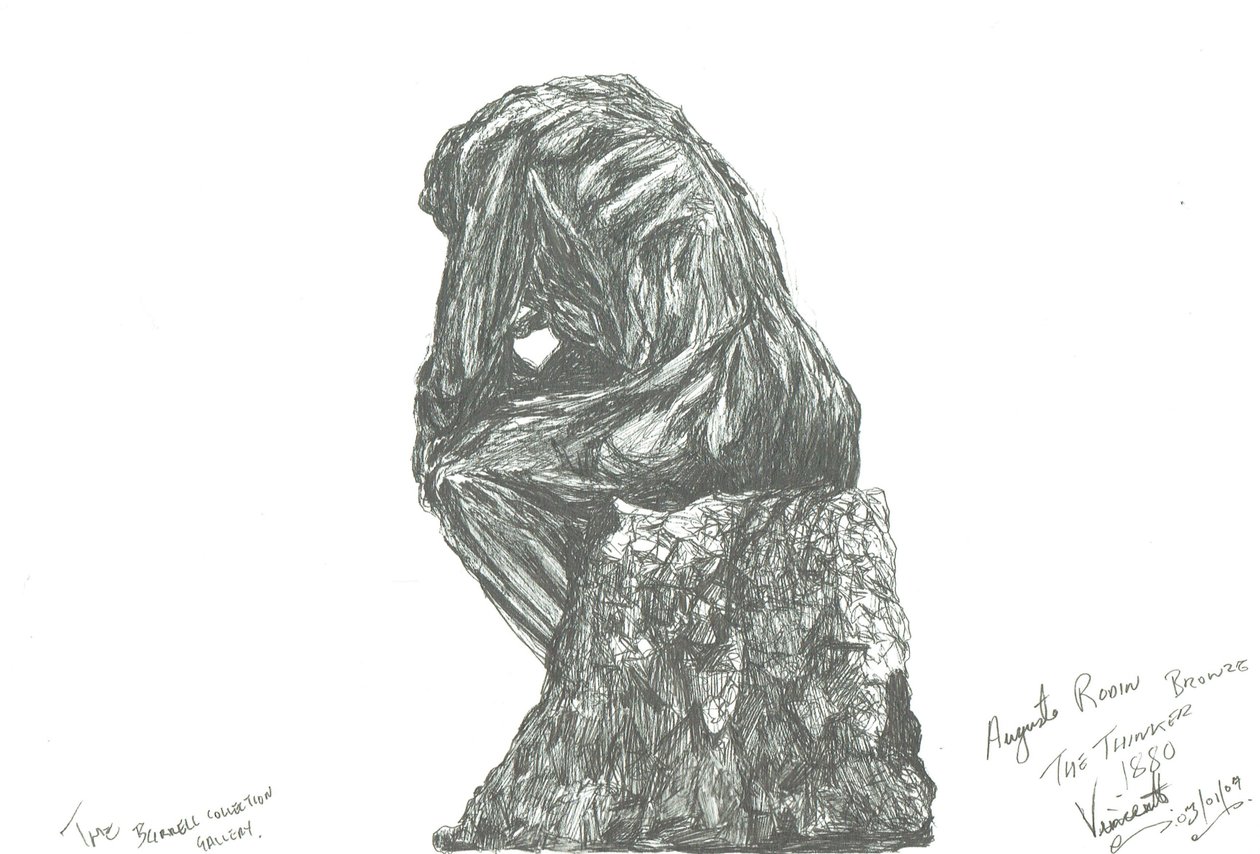 The Thinker, Burrell Foundation, 2007 af Vincent Alexander Booth