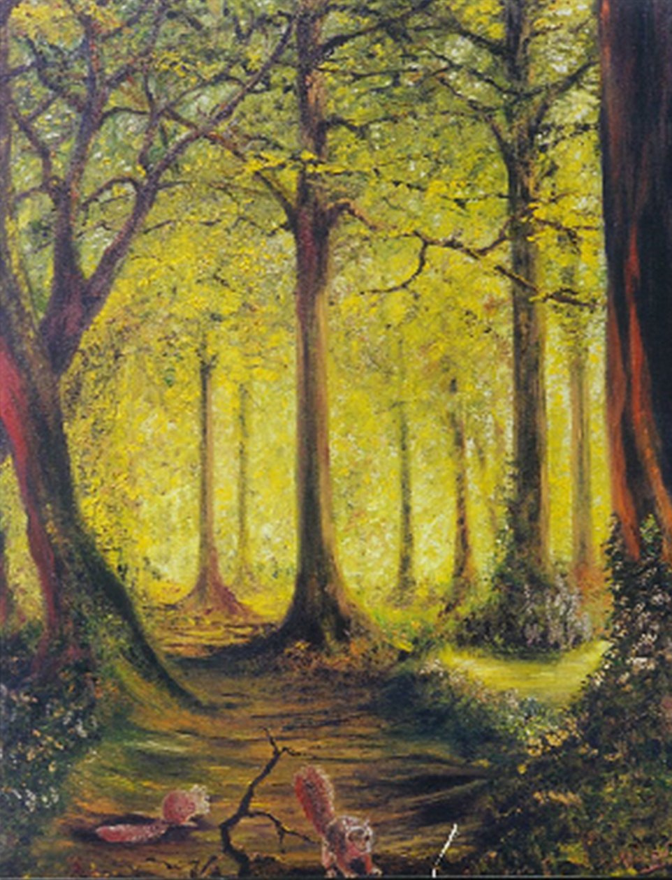 Woodland Gul af Vincent Alexander Booth