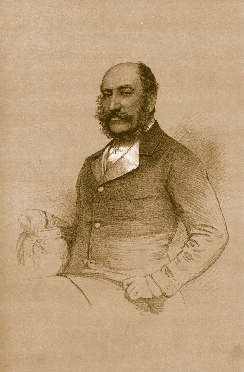 Hertugen af Beaufort. K.G., 1879. af Vincent Brooks Day and Son