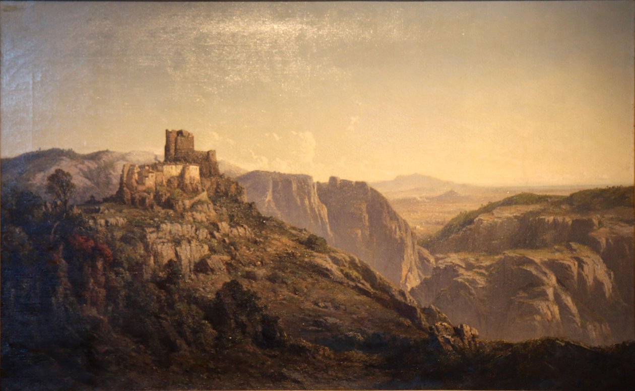 Panoramaudsigt over bakkerne fra Château d