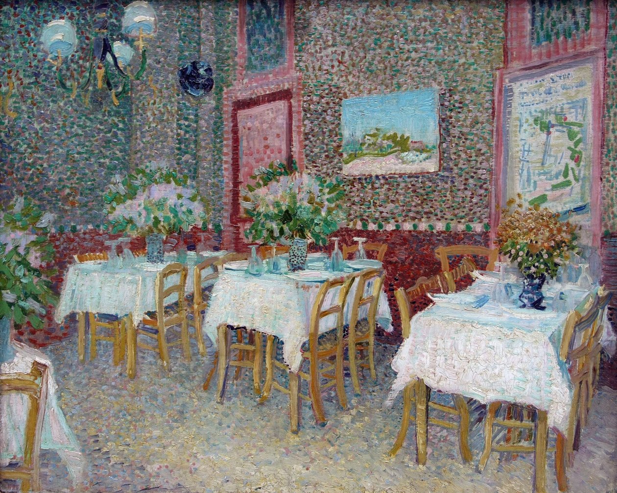 Interiør af en restaurant, 1887. af Vincent van Gogh