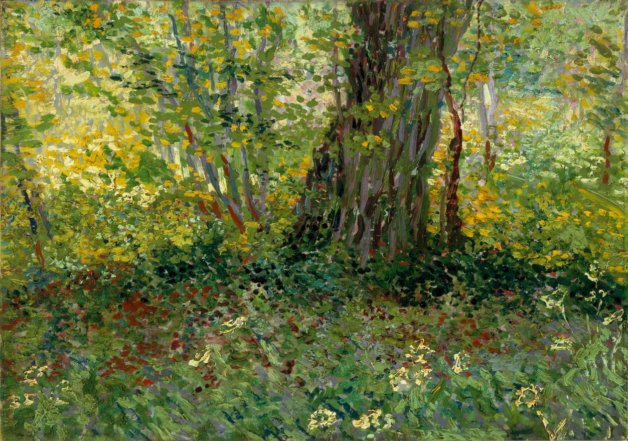 Sous-bois Underwood, 1887. af Vincent van Gogh