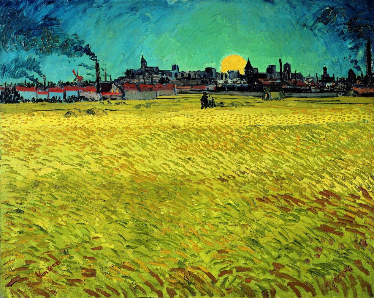 Sommeraften, 1888. af Vincent van Gogh