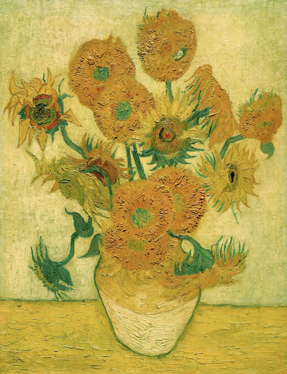 Solsikker, 1889. af Vincent van Gogh