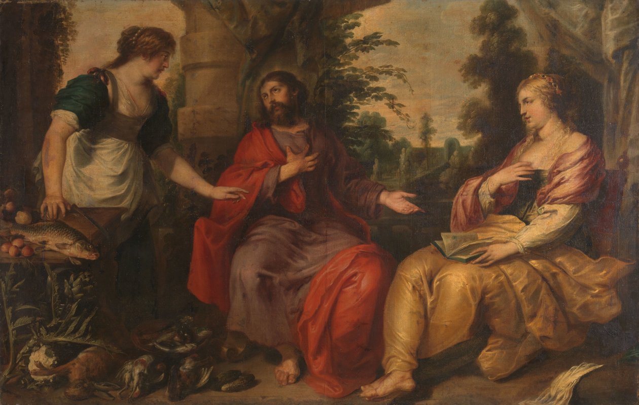 Kristus med Martha og Maria af Vincent Malò (I)