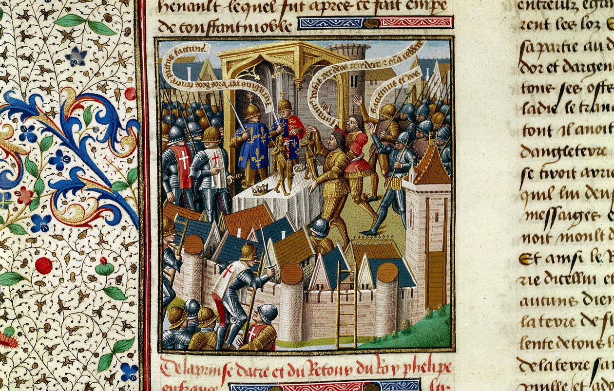 Capture of Acre, c1191, 1400-tallet af Vincent of Beauvais