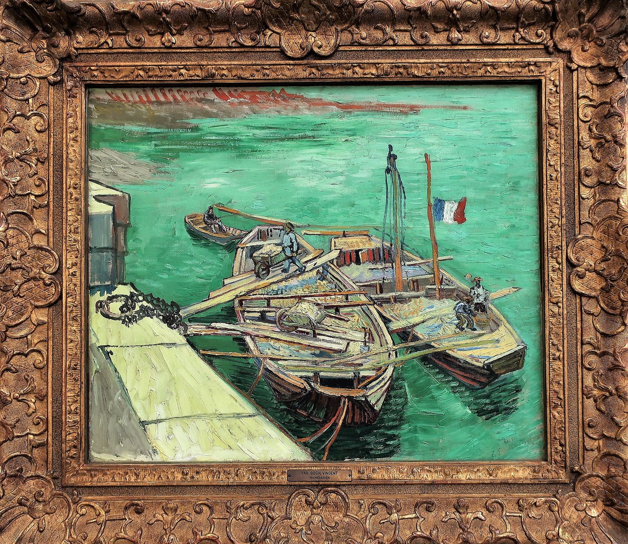 1888 van Gogh Rhonebarken af Vincent van Gogh