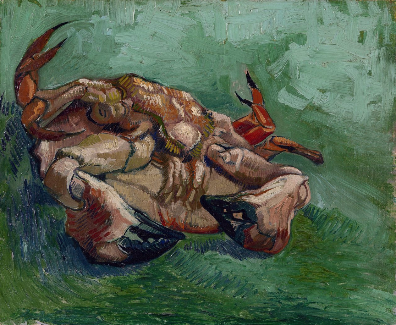 En krabbe på ryggen af Gogh, Vincent, van (1853-1890). Olie på lærred, størrelse: 38x46,8 af Vincent van Gogh