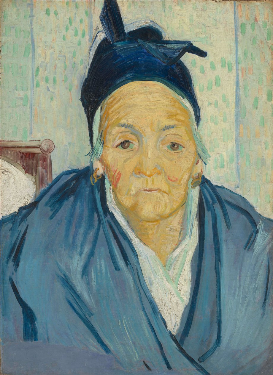 En gammel kvinde fra Arles af Vincent van Gogh