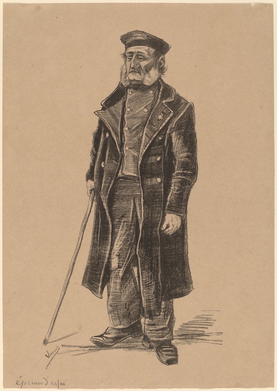 Almuebeboere, stående af Vincent van Gogh