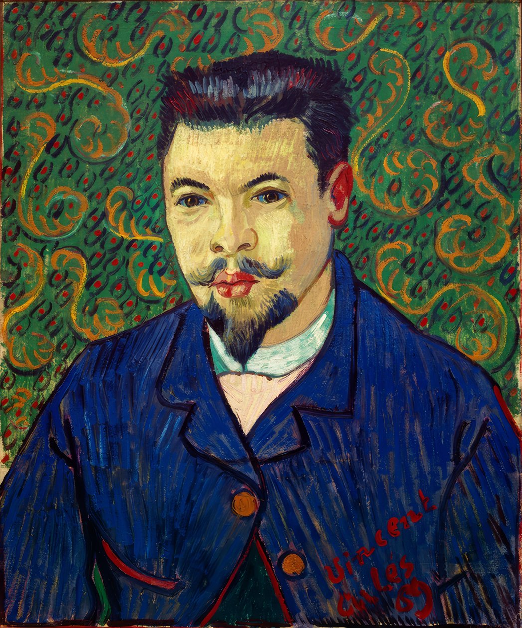 Portræt læge Felix Rey af Vincent van Gogh