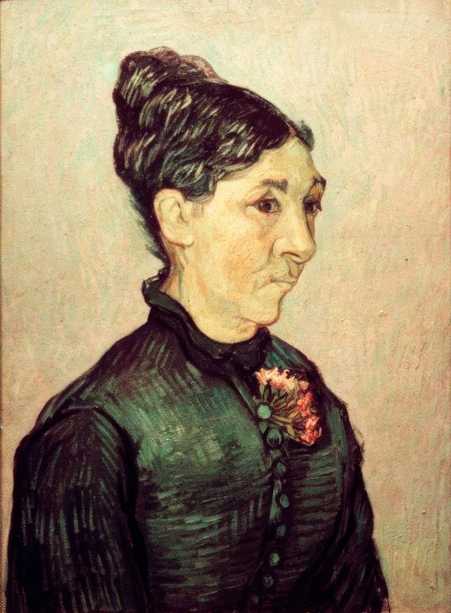 Portræt af Madame Trabuc af Vincent van Gogh