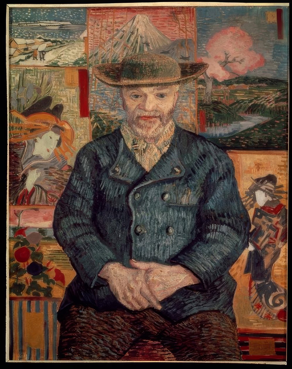 Portræt af Pere Tanguy af Vincent van Gogh