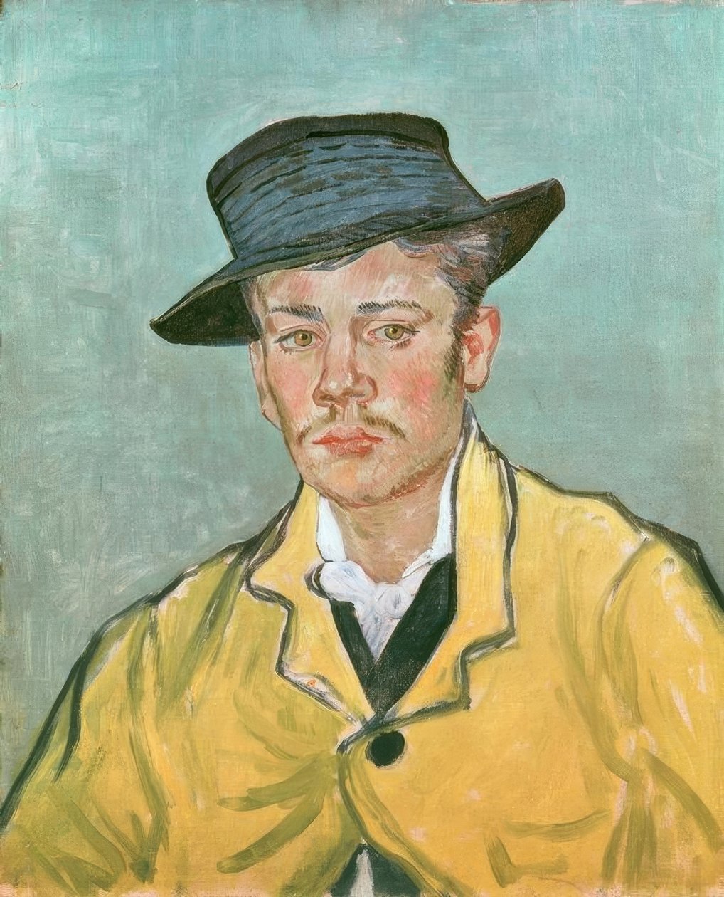 Portræt af en ung mand (Armand Roulin på 17 år af Vincent van Gogh