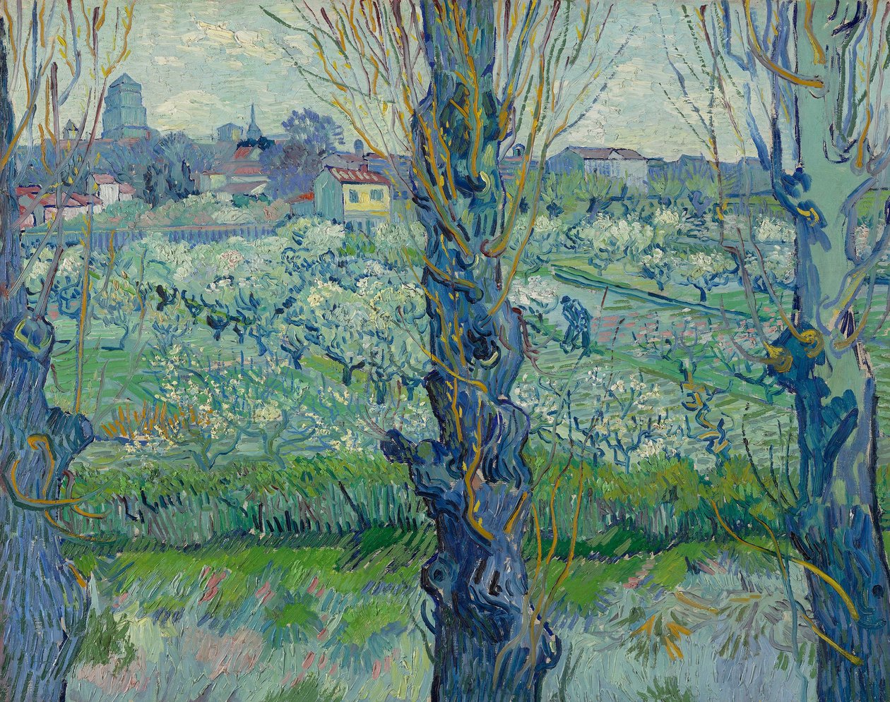 Udsigt over Arles af Vincent van Gogh