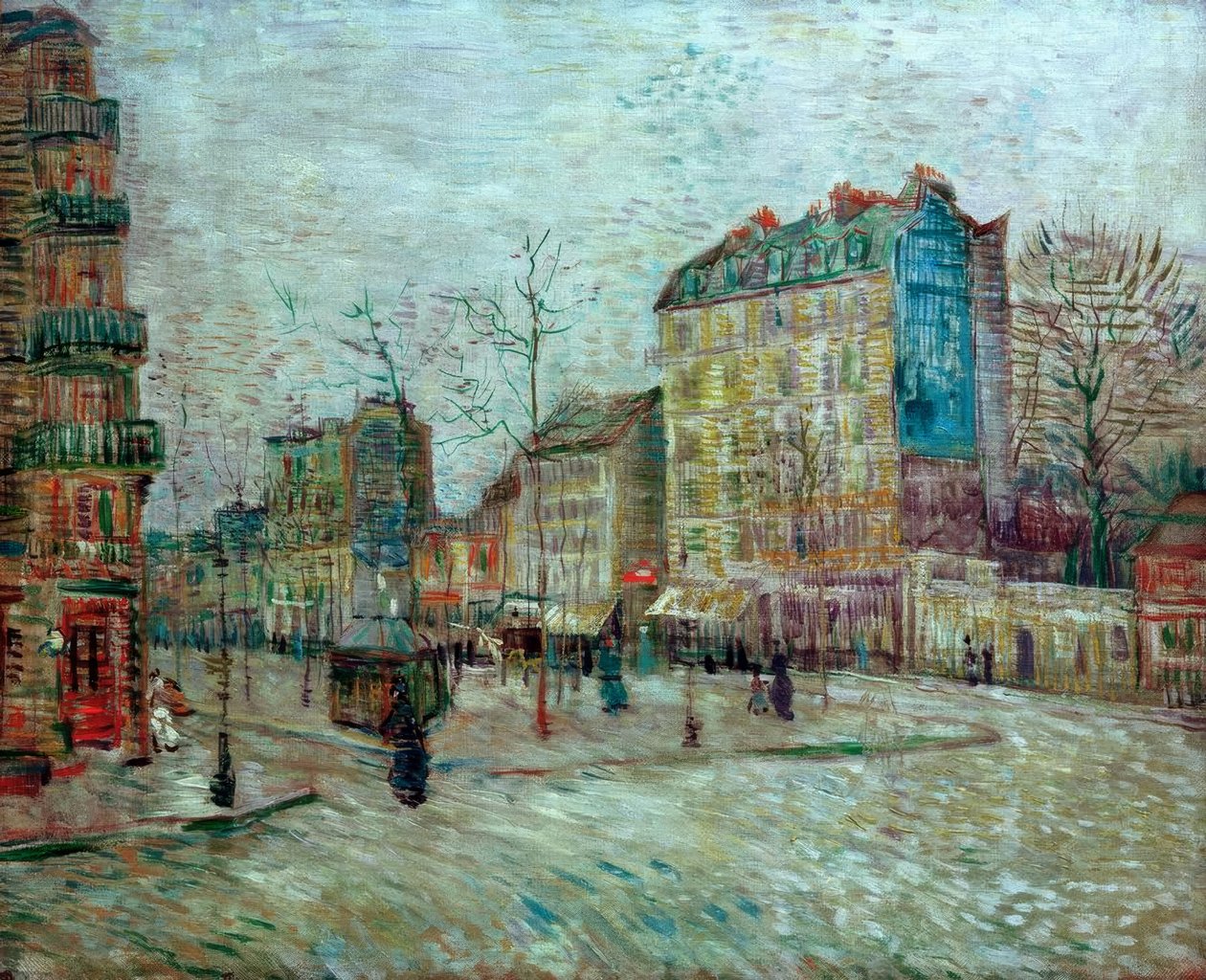 Boulevard de Clichy af Vincent van Gogh
