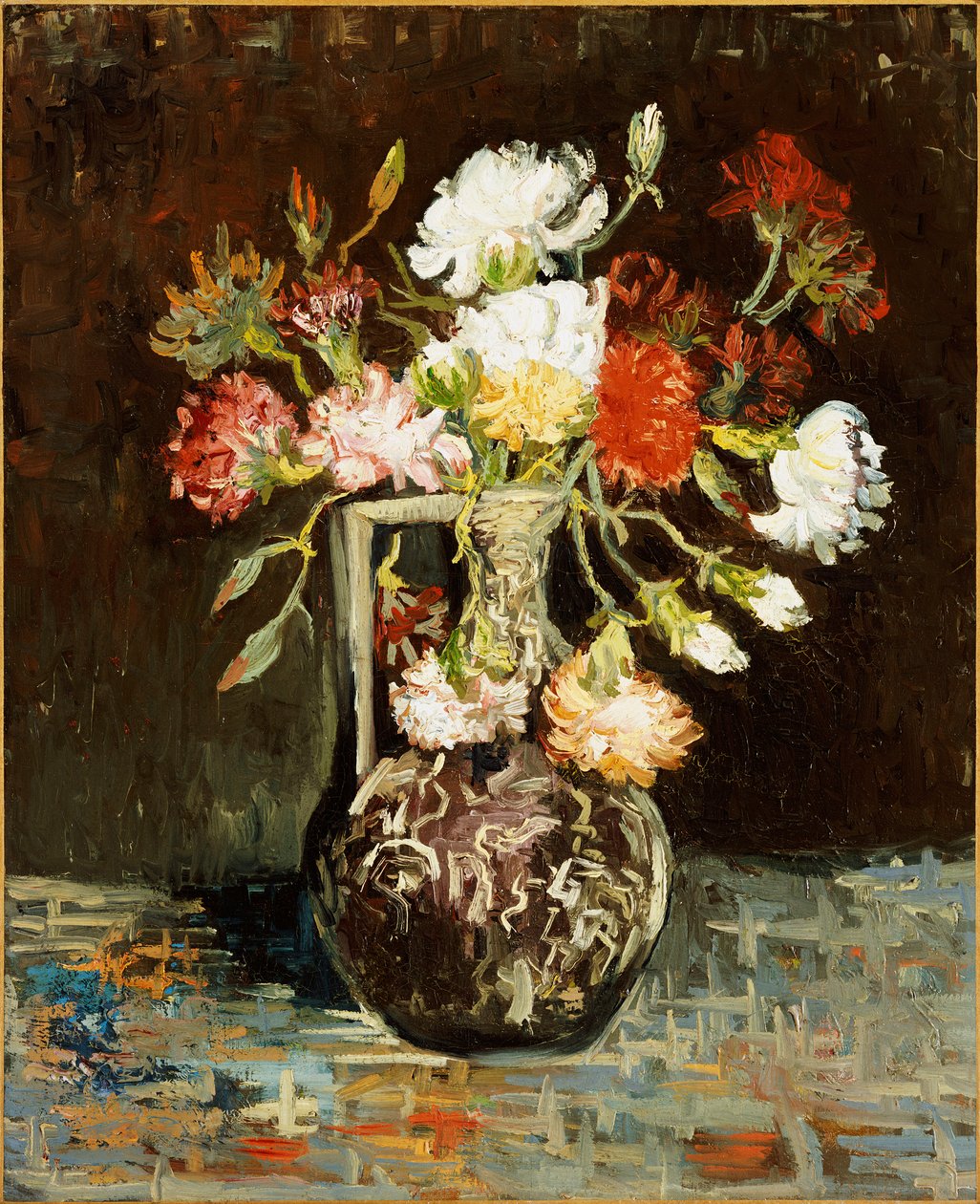Buket blomster af Vincent van Gogh