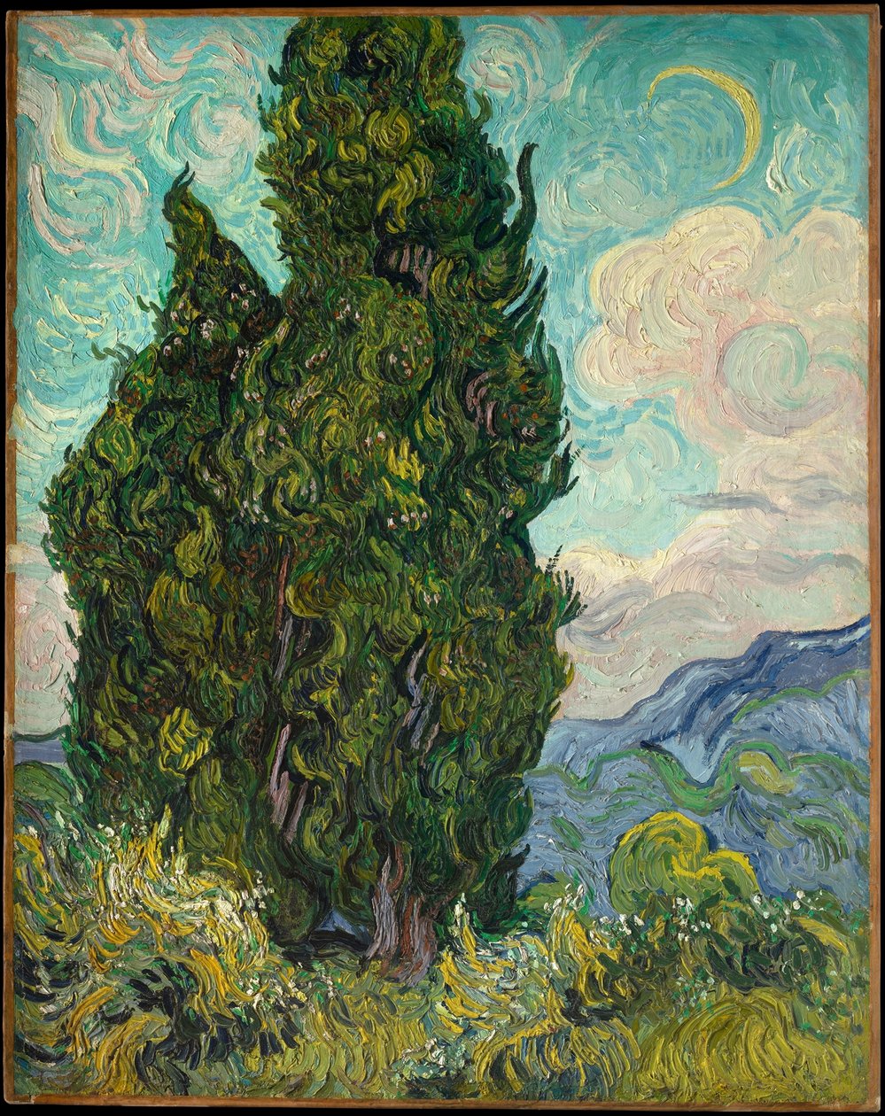 Cypresser af Vincent van Gogh