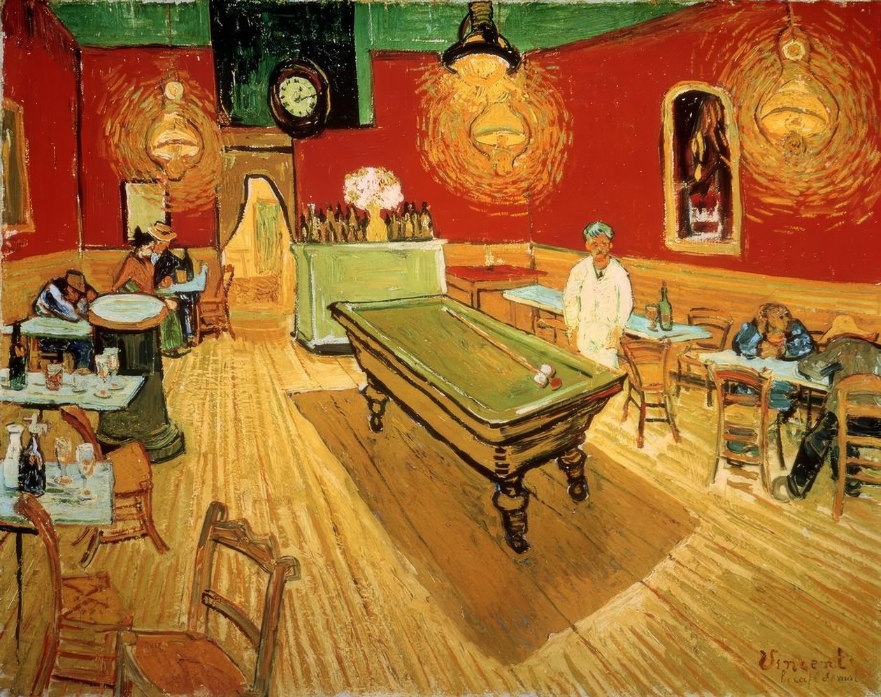 Natcaféen på Place Lamartine i Arles af Vincent van Gogh